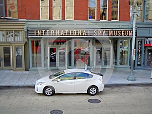 Entrance to former international spy museum