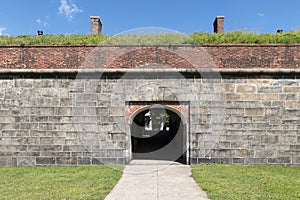 Fort Jay on Governors Island - New York City