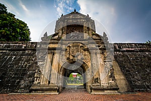 Entrance to Fort Santiago, in Intramuros, Manila, The Philippine