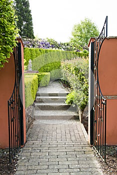 Entrance to the garden