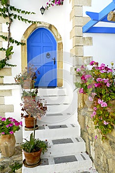 Entrance to a Greek house