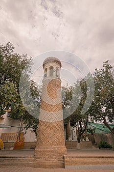 Entrance to Guri Amir or Gur Emir is a mausoleum of the Mongol conqueror