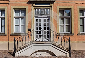Entrance to a historic house in Warendorf