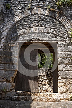 Entrance to the historical castle, Kassiopi, Corfu