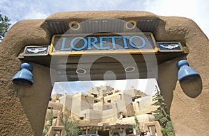 Entrance to the Inn of Loretto, Santa Fe, NM