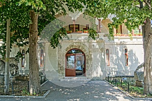 Entrance to Ion Jalea Sculpture Museum in Constanta
