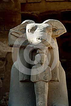 Ancient Egyptian Icons and Symbols of Karnak Temple, Luxor, Egypt