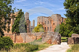 Entrance to Kenilworth Castle, Warwickshire.