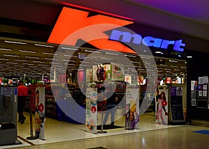 The entrance to a Kmart store in western Sydney, Australia