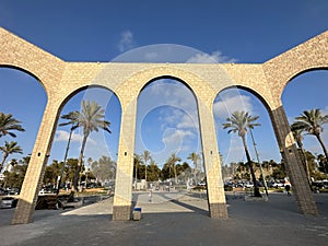 Entrance to Kshatot beach in Ashdod