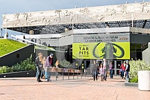Entrance to La Brea Tar Pits Museum