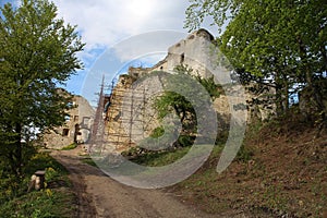 Entrance to Lietava castle, Zilina district