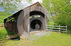 Entrance to Locust Creek Covered Bridge, 1870