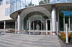 Entrance to luxury building