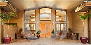 Entrance to Luxury Home