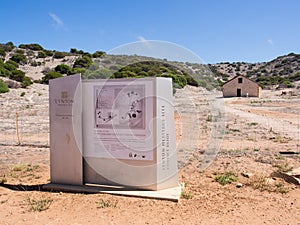 Entrance to Lynton Heritage Site, Port Gregory Convict Hiring Station.