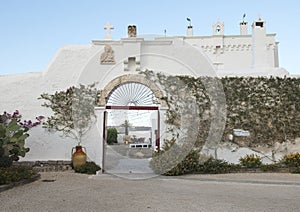 Entrance to main courtyard of the Masseria Torre Coccaro