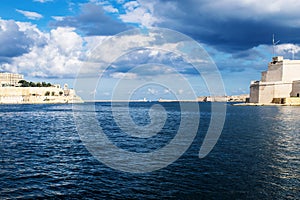 Entrance to the Malta Grand Harbour