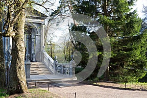 Entrance to the Marble Palladium bridge of Catherine Park