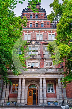 Entrance to The Maritime University of Szczecin photo