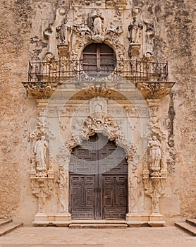 Entrance to Mission San Jose in San Antonio, TX