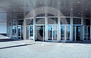 Entrance To A Modern Office