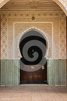 Entrance to Mosque . Ouarzazate. Morocco.