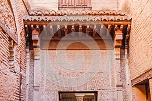 Entrance to Nasrid Palaces (Palacios Nazaries) at Alhambra in Granada, Spa photo
