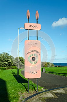 The Entrance to North Marine Park, South Shields