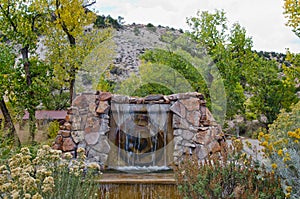 Fountain at Ojo Caliente Hot Springs photo