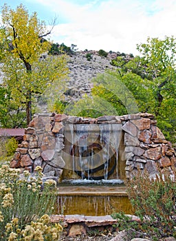 Fountain at Ojo Caliente Hot Springs photo