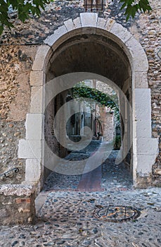 Entrance to the old French village