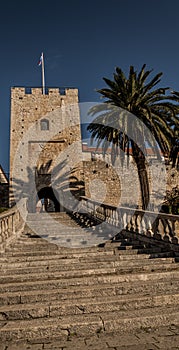 The entrance to the old town of Korcula