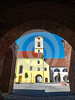 Entrance to Oradea medieval fort