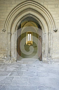 Entrance to Palace of the Popes, Avignon, France