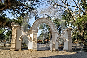 Entrance to Passeio Publico Park - Curitiba, Parana, Brazil photo