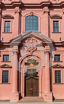 Entrance to the Peterskirche church in Mainz