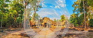 The entrance to the Preah Khan temple complex, near Angkor Wat, Cambodia