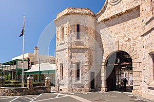 entrance to the prison at Fremantle Perth Western Australia