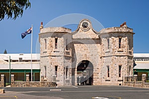 entrance to the prison at Fremantle Perth Western Australia