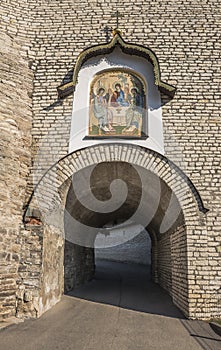 Entrance to Pskov Krom.
