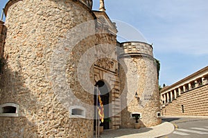 Entrance to Pueblo Espanol photo