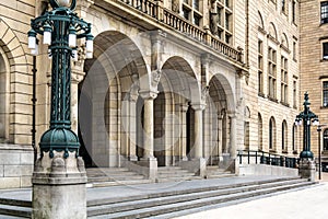 Entrance to the Rotterdam City hall