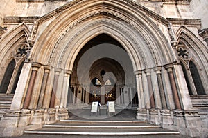 Entrance to the Royal Court of Justice