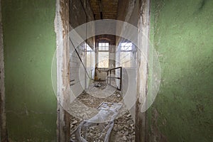 Entrance to a ruinous bath photo