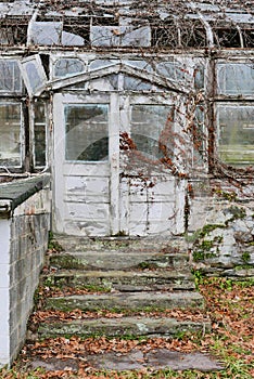 Entrance to Rustic Greenhouse Ruins