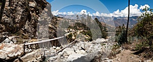 Entrance to Santa Cruz Trek, Peru,