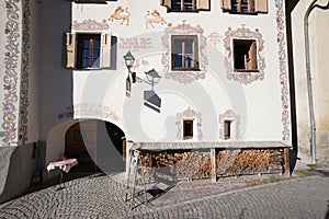 Entrance to St. John Monastery in Mustair