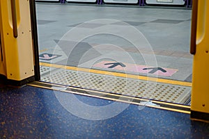 The entrance to the subway exit