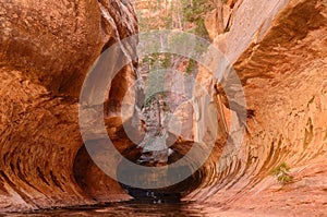 Entrance to the Subway in Zion National Park